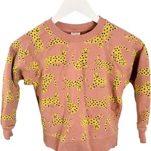 Hanna Andersson Pink Cheetah Print Sweatshirt